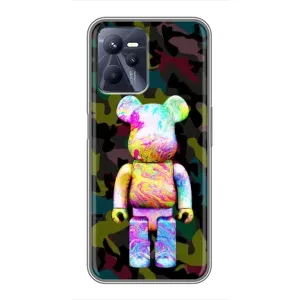 Чехлы для Realme C35 - Bearbrick Louis Vuitton (PREMIUMPrint) (Яркий Bearbrick)