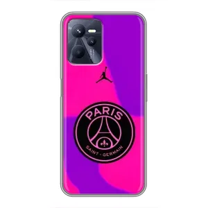 Чехлы PSG для Realme C35 (AlphaPrint) (яркий ПСЖ)