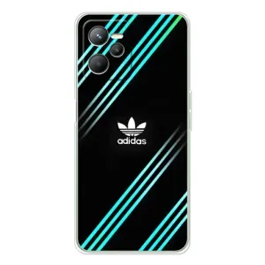 Чохли Адидас для Realme C36 (AlphaPrint) (Адідас з полосами)
