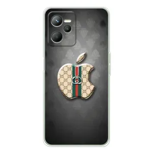 Чехлы ГУЧЧИ для Реалми С36 (AlphaPrint) (Apple gucci)