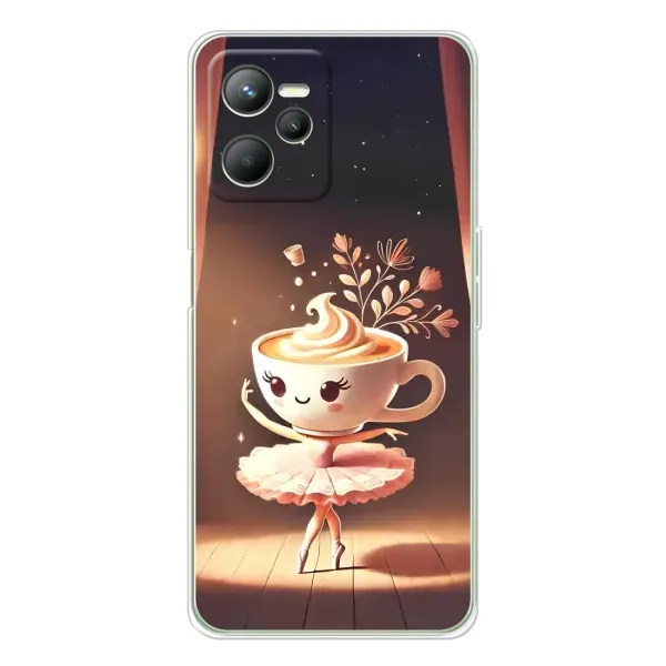 Чохол з принтом «Балерина капучина» для Realme C36