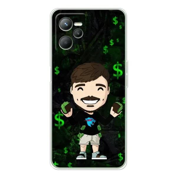 Чехол с принтом «Блогер Beast» для Realme C36