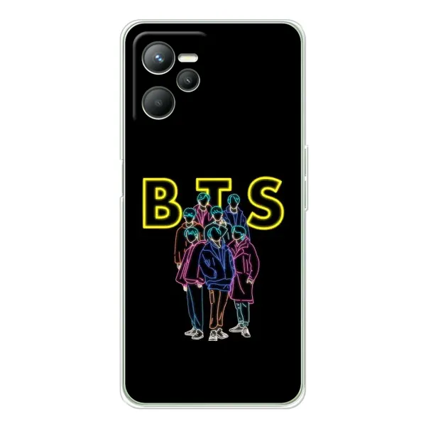 Чехол с принтом «BTS стайл» для Realme C36