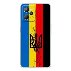 Украинские Чехлы для Realme C36 с картинкой УПА (AlphaPrint) (Прапор УПА)