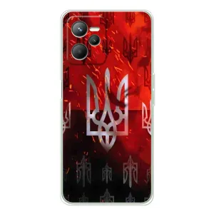 Украинские Чехлы для Realme C36 с картинкой УПА (AlphaPrint) (ГЕРБ УПА)