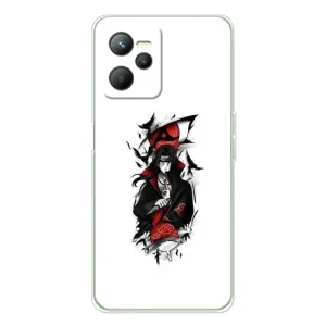 Чехлы на тему: Итачи Учиха для Realme C36 (AlphaPrint) (Итачи с атрибутами)