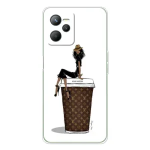 Чохли Луі Вітон для Realme C36 (AlphaPrint - LOUIS VUITTON) (кава LOUIS VUITTON)
