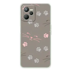 Чохол з малюнком кіт на Realme C36 (Лапи і вуса)