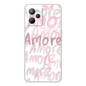 Чохол з розовим принтом для Realme C36 (Аморе любов)