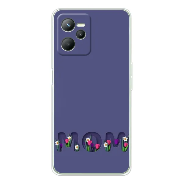 Чохол з принтом «Мама в квітах» для Realme C36