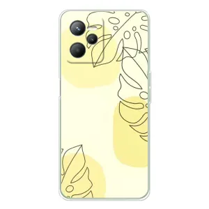 Силконовий чохол з принтом в квітах на Realme C36