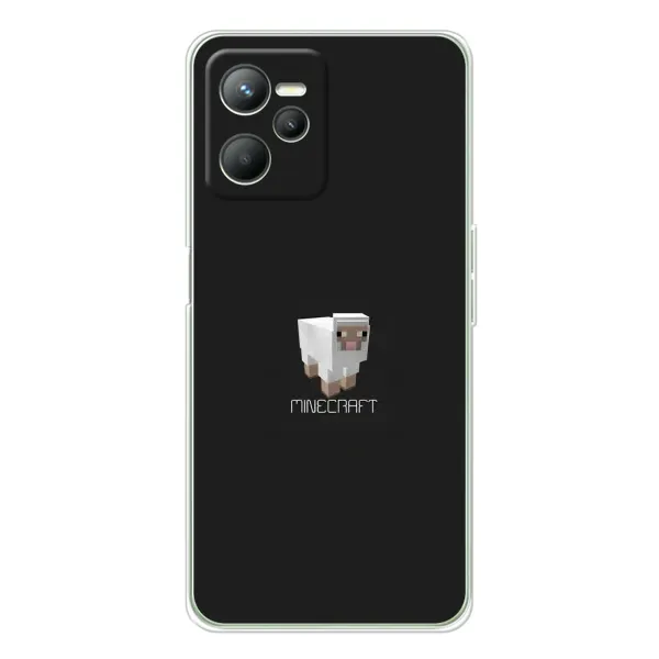 Чехол с принтом «Овечка Майнкрафт» для Realme C36