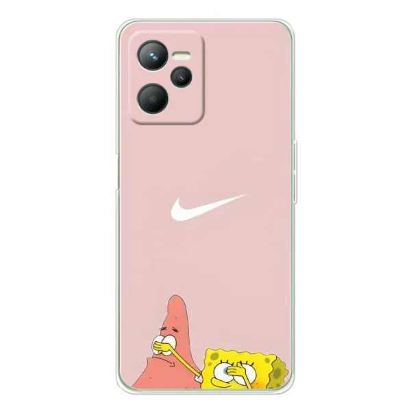 Чохол з принтом «Патрік і Губка» для Realme C36
