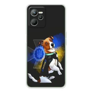 Чохли з картинкою собаки Патрон для Realme C36 (AlphaPrint) (Патрон собачка)