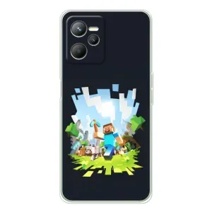 Чохол Майнкрафт на Realme C36 (AlphaPrint) Minecraft (персонажі Minecraft)