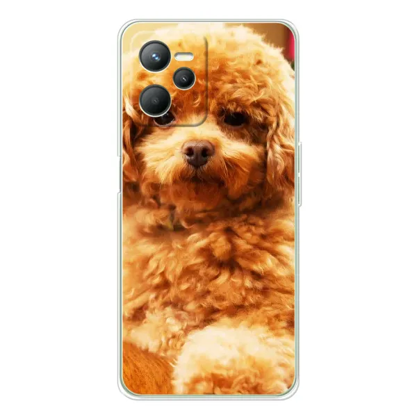 Чехол с принтом «Щенок Бишон» для Realme C36