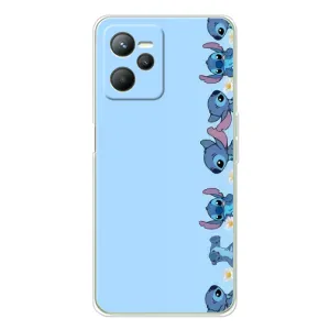 Чохол з принтом Стіч на Realme C36 (Стіч фон)