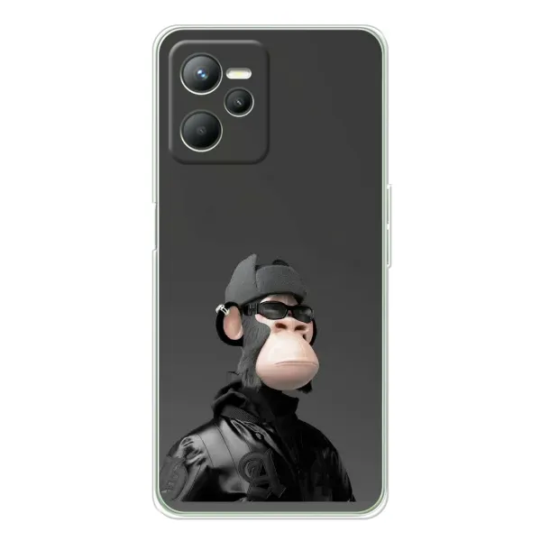 Чехол с принтом «стильная обезьяна NFT» для Realme C36