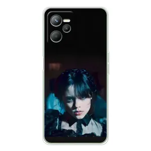 Чохли Венсдей на Realme C36 Уенсдей (AlphaPrint) (погляд Венздей)
