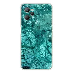 Мраморний чехол на Realme C36 (VPrint) (Зелений мрамор)