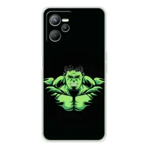 Чохли з героями Марвел Realme C36 (VPrint) (Зелений Халк)