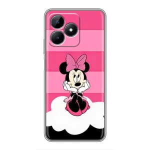 Міккі Маус чохол для Realme C51 (AlphaPrint - Мультяшні) (Дівчинка Maus)