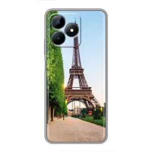 Чохол Ейфелева Вежа Realme C51 - (AlphaPrint) (Дорога до Парижу)