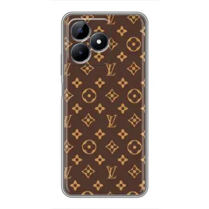 Чохли Луі Вітон для Realme C51 (AlphaPrint - LOUIS VUITTON) (фон LOUIS VUITTON)