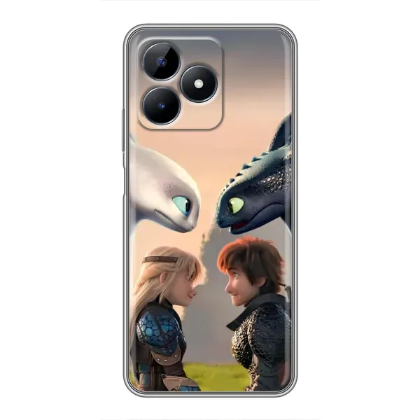 Чохол з принтом «Гикавка і Астрід» для Realme C51