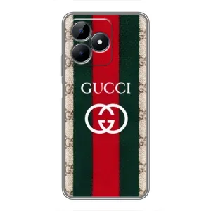 Чохли  GUCCI для РілМі С51 (AlphaPrint) (Gucci дизайн)