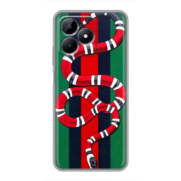 Чехол с принтом «Gucci змия» для Realme C51