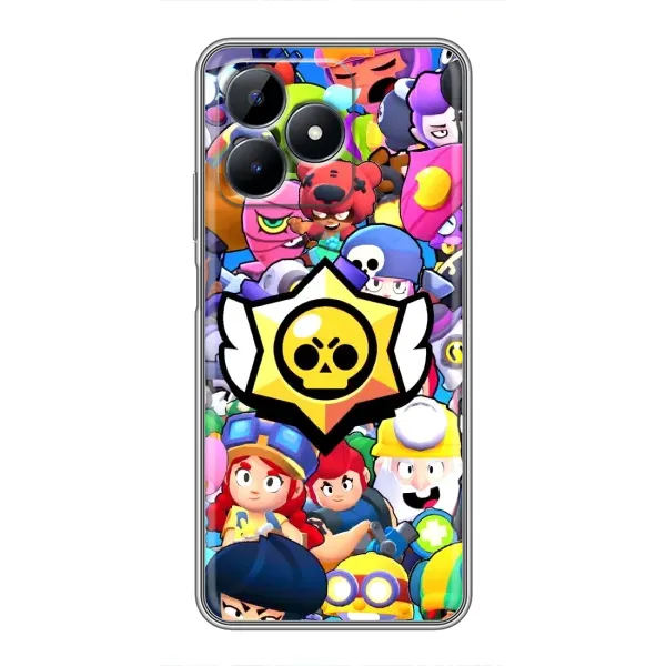 Чехол с принтом «Лого Brawl Stars» для Realme C51