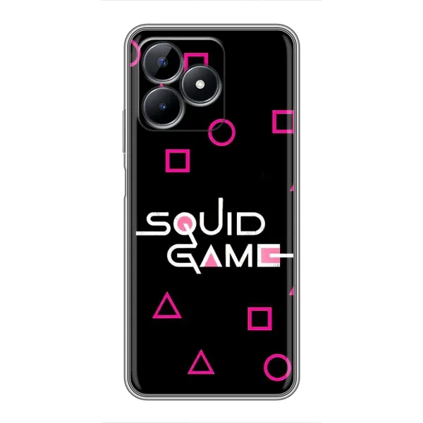 Чехол с принтом «Паттерн Игра кальмара» для Realme C51