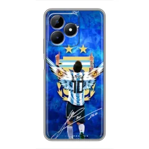Чохли Мессі для Realme C51 (AlphaPrint) (Мессі Аргентина)