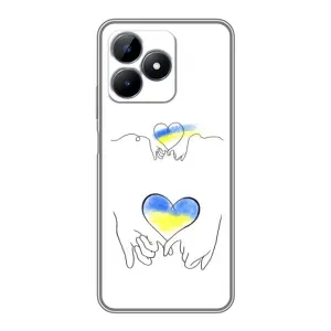 Чехол для Патриота Украины Realme C51 - (AlphaPrint) (Мир Украине)
