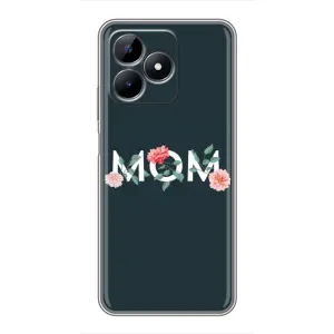 Чехол с принтом «Mom дизайн» для Realme C51