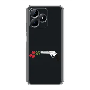 Чехлы (ART) Цветы на Realme C51 (VPrint) (Неочікувані квіти)