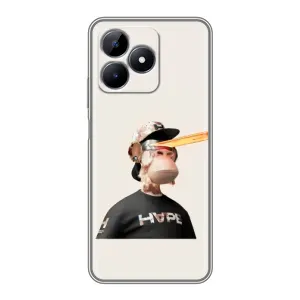 Чохли з Мавпами NFT для Realme C51 (AlphaPrint) (мавпа NFT в окулярах)