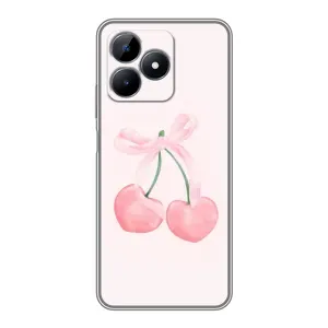 Чехол с принтом «Розовые вишни» для Realme C51