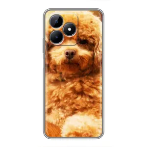 Чехол с принтом «Щенок Бишон» для Realme C51