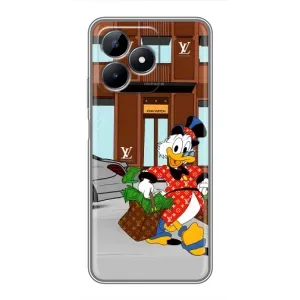 Чехли для Realme C51 - Скрудж МакДак Louis Vuitton (PREMIUMPrint) (Скрудж ЛВ)