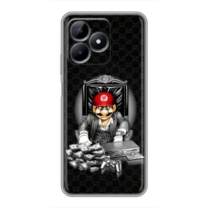 Чохли з крутими принтами для Realme C51 - (PREMIUMPrint) (Супер Маріо)