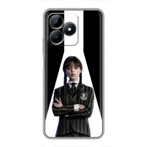 Чохли Венсдей на Realme C51 Уенсдей (AlphaPrint) (W-Wednesday)