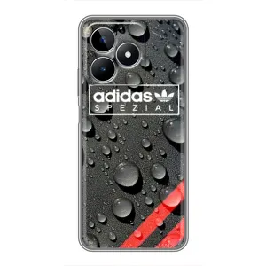 Чехлы Адидас для Realme C53 (AlphaPrint) (Адидас принт)