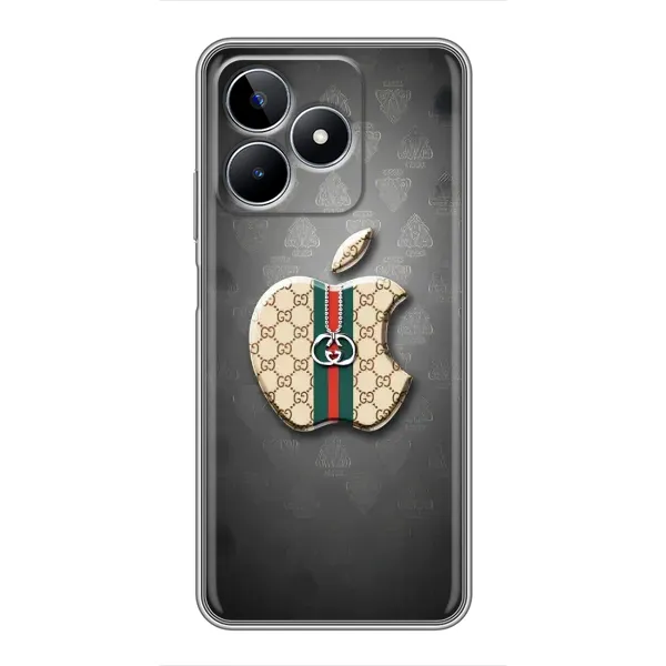 Чехол с принтом «Apple gucci» для Realme C53