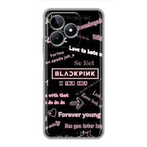 Чехол с музыкальной группой для Realme C53 (BLACKPINK)