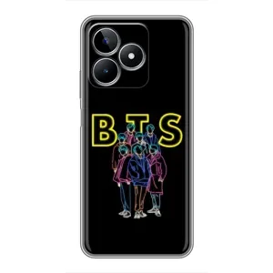Чехлы BTS для Realme C53 (AlphaPrint) (BTS стайл)