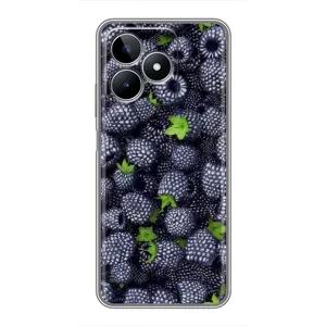Чехлы с Фруктами для Realme C53 (VPrint) (Ежевика)