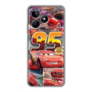 Чохол з принтом «Колаж Блискавка Маквін» для Realme C53