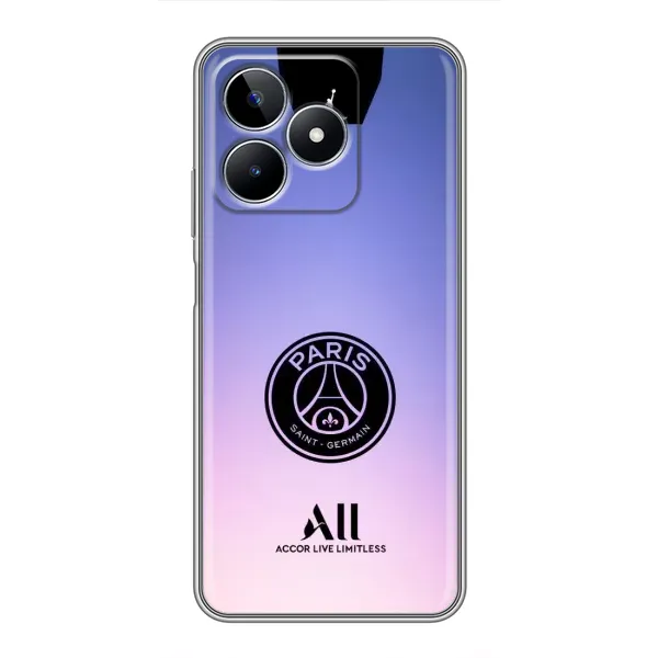 Чехол с принтом «лого PSG» для Realme C53 Чехол с принтом «лого PSG» для Realme C53